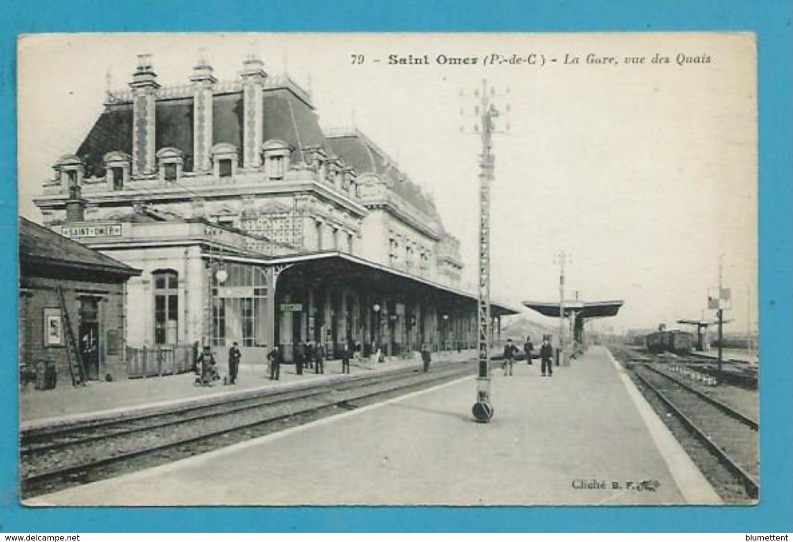 CPA Chemin De Fer La Gare De SAINT OMER 62 - Saint Omer