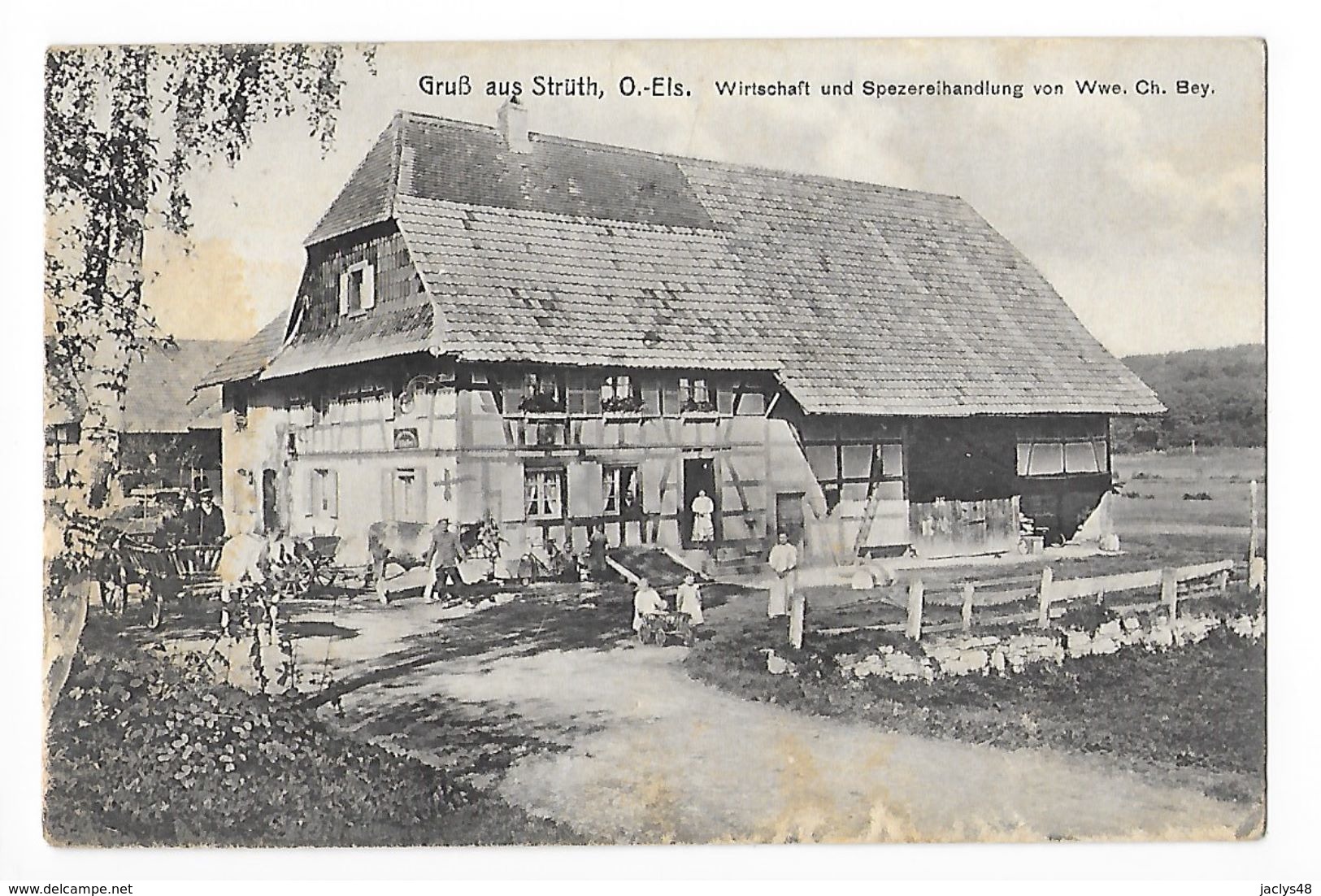 SUNDGAU  (cpa 68) Gruss Aus Strüth, O. Els   -   - L 1 - Autres & Non Classés