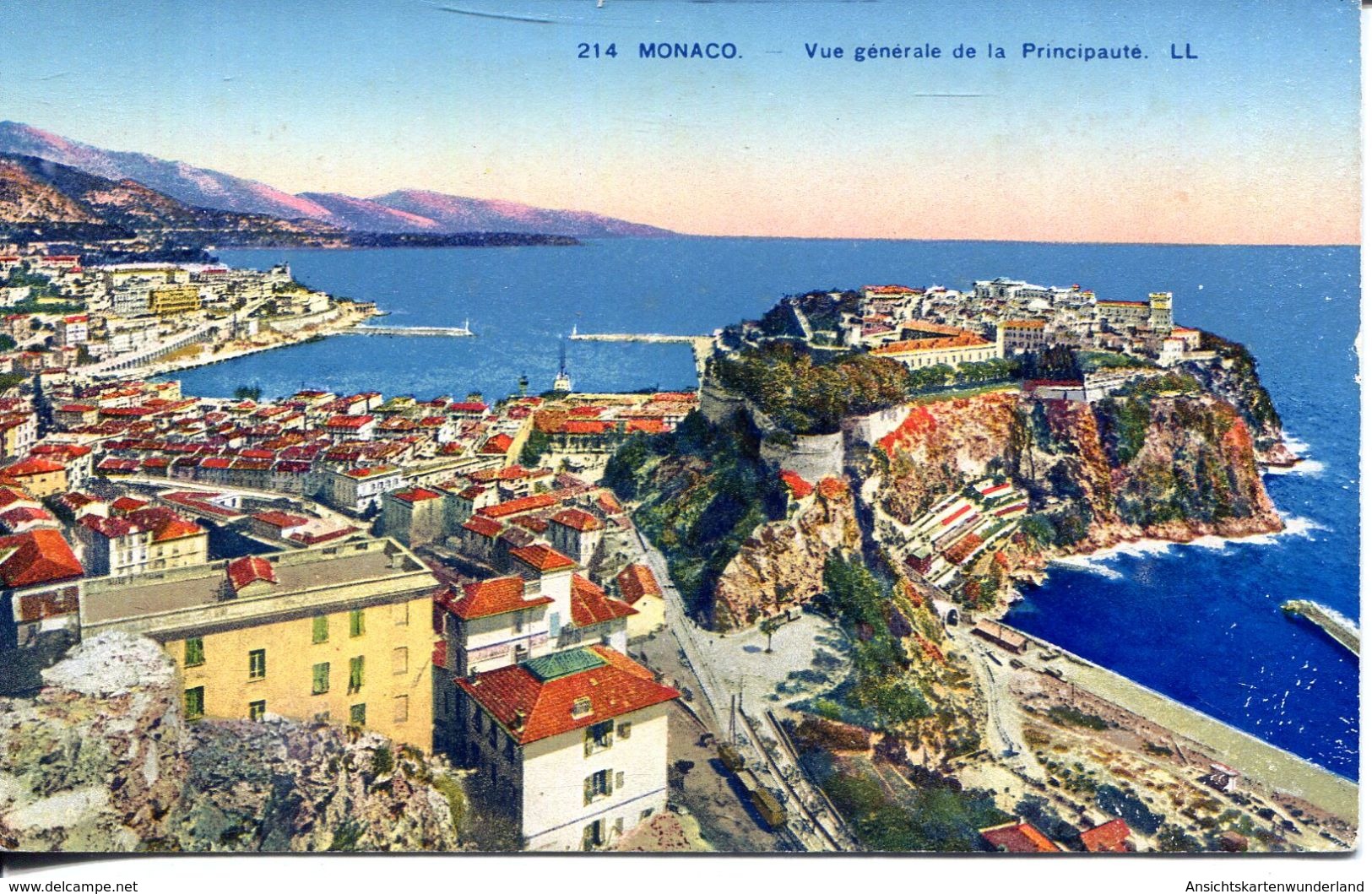 Monaco - Vue Générale De La Pricipauté(002069) - Mehransichten, Panoramakarten