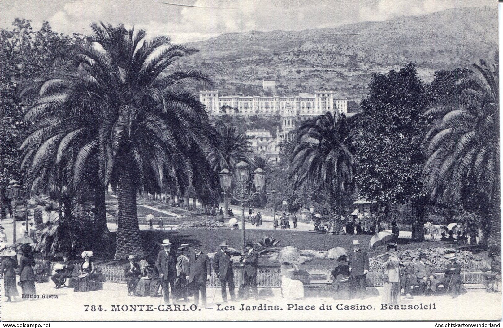 Monte- Carlo - Les Jardins, Place Du Casino. Beausoleil (002071) - Sonstige & Ohne Zuordnung