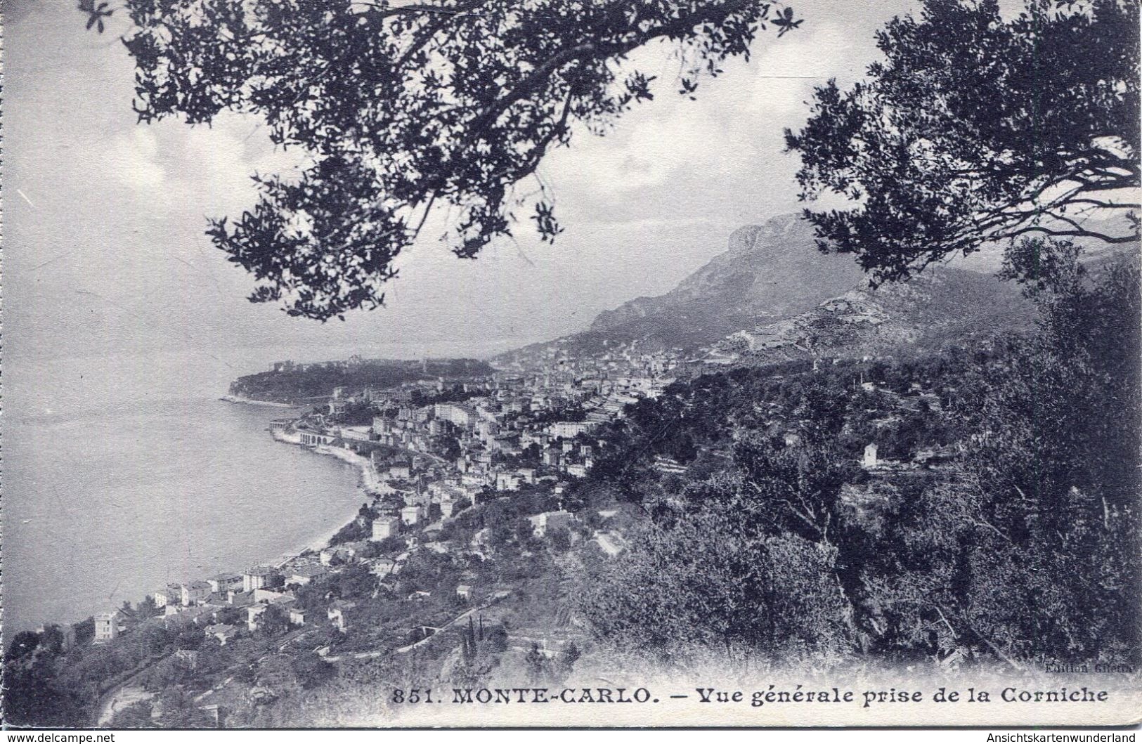 Monte- Carlo - Vue Générale Prise De La Corniche (002074) - Panoramic Views