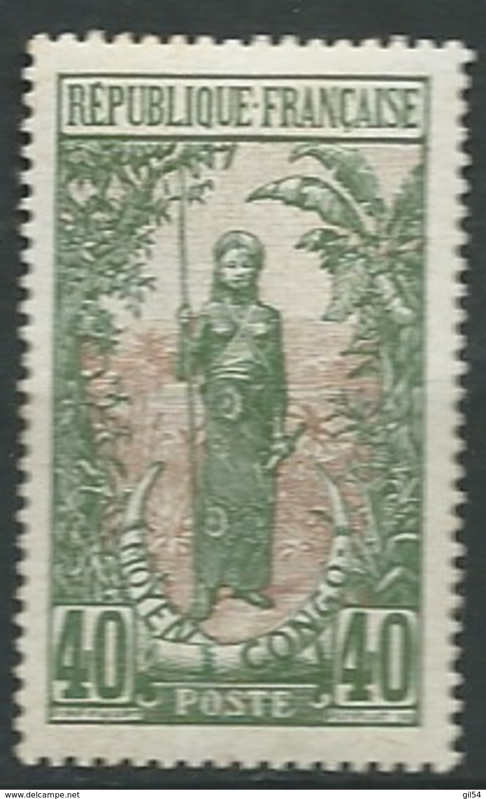 Congo Français  - - Yvert N°58 * -  Ah 24012 - Unused Stamps