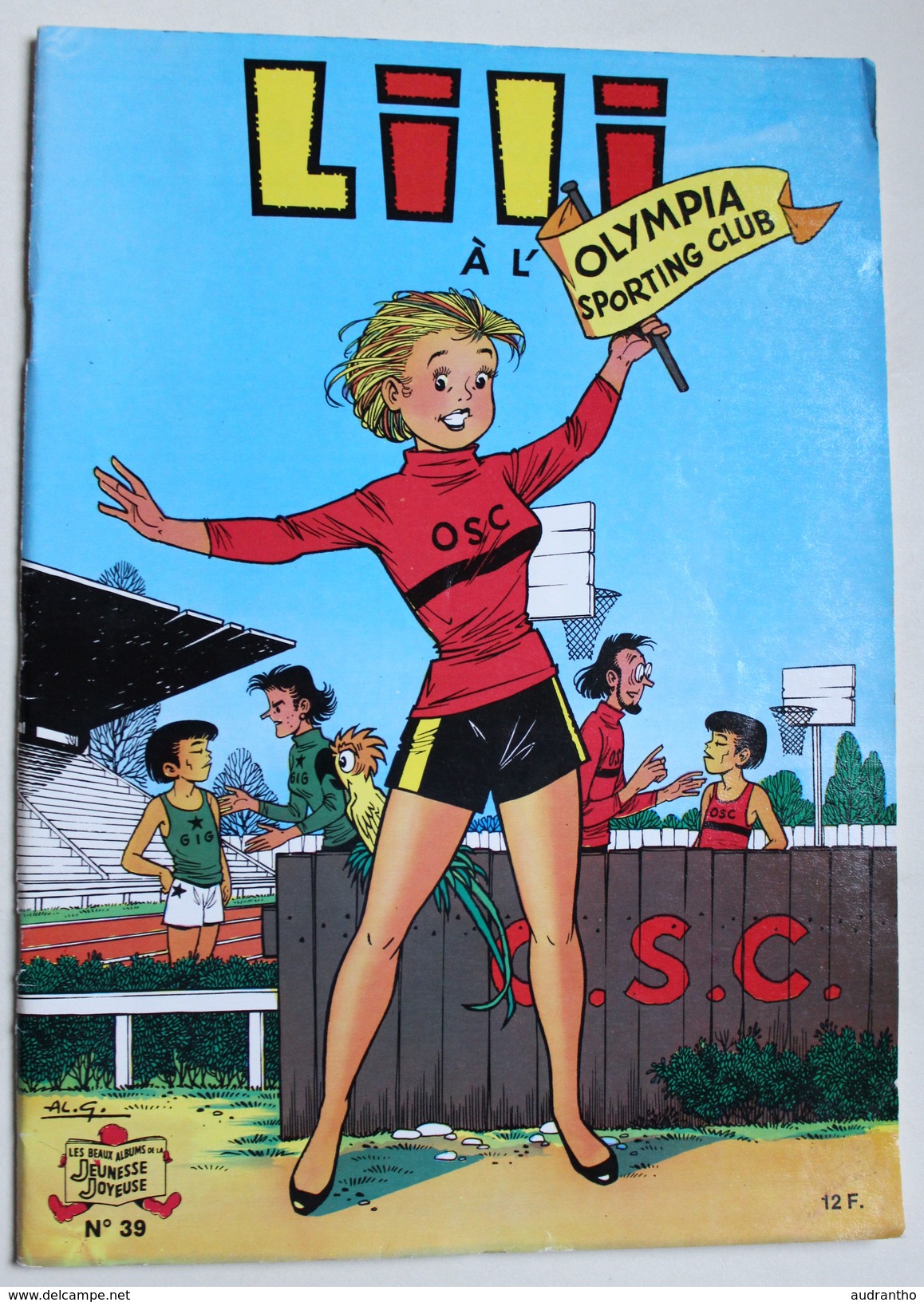 BD L'espiègle Lili à L'olympia Sporting Club N°39 Albums De La Jeunesse Joyeuse 1986 - Lili L'Espiègle