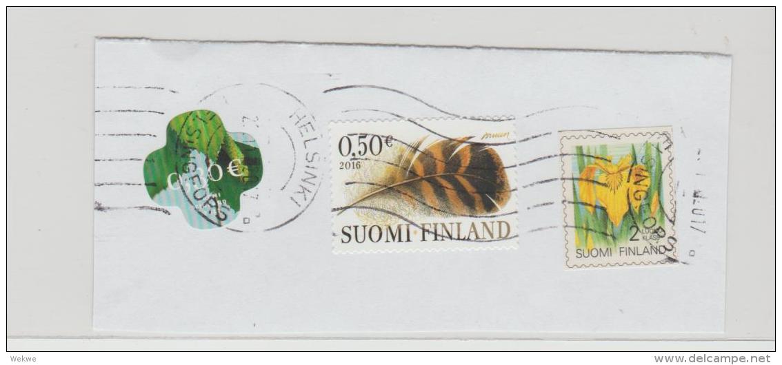 Finnland 002 / Fragment Mit 3 Marken 2017 - Oblitérés