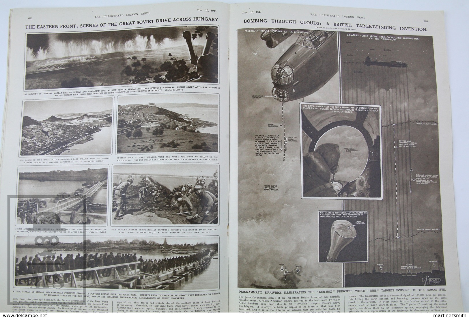 WWII The Illustrated London News, December 16, 1944, Lt. Gen. Ronald Scobie, Holland Floods, - Geschiedenis