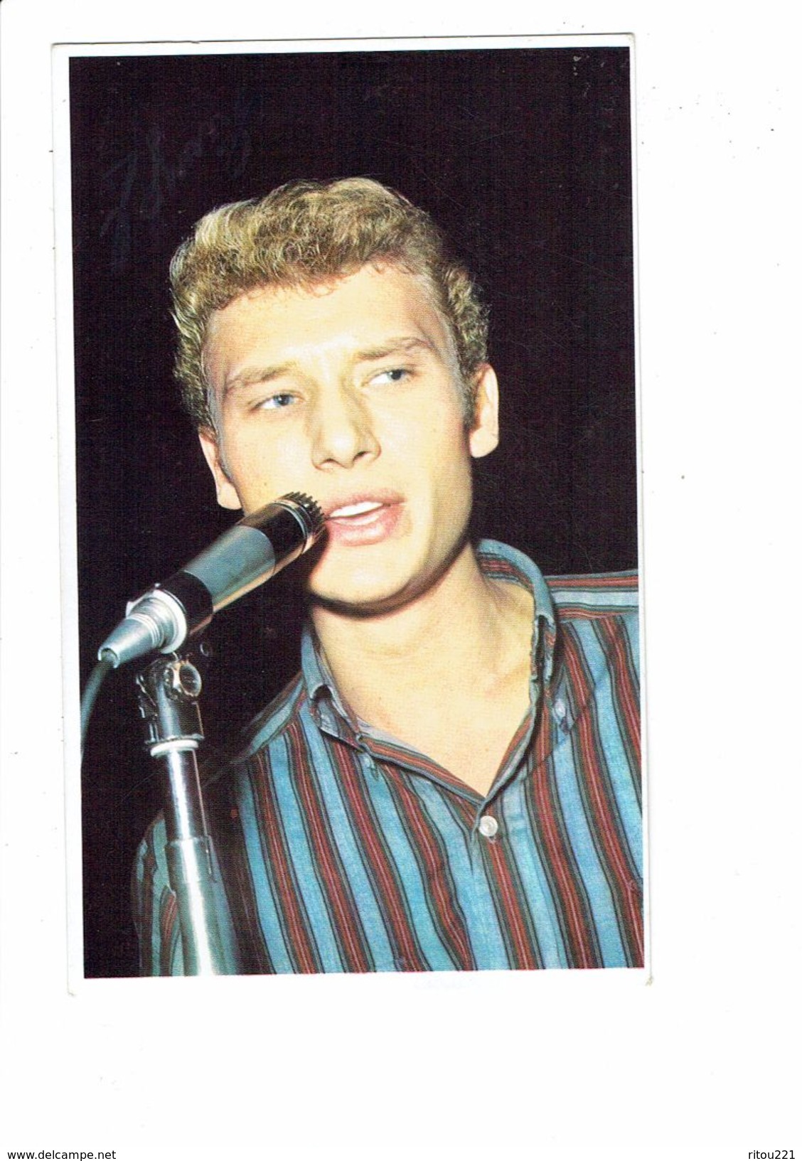 Cpm - Artiste Chanteur JOHNNY HALLYDAY - Signée - Anders - N°1111 CORVISART EPINAL - Artistes