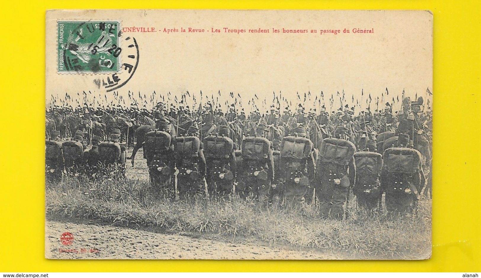 LUNEVILLE Rare Les Troupes Rendent Les Honneurs Au Général (Quantin) Meurthe & Moselle (54) - Luneville