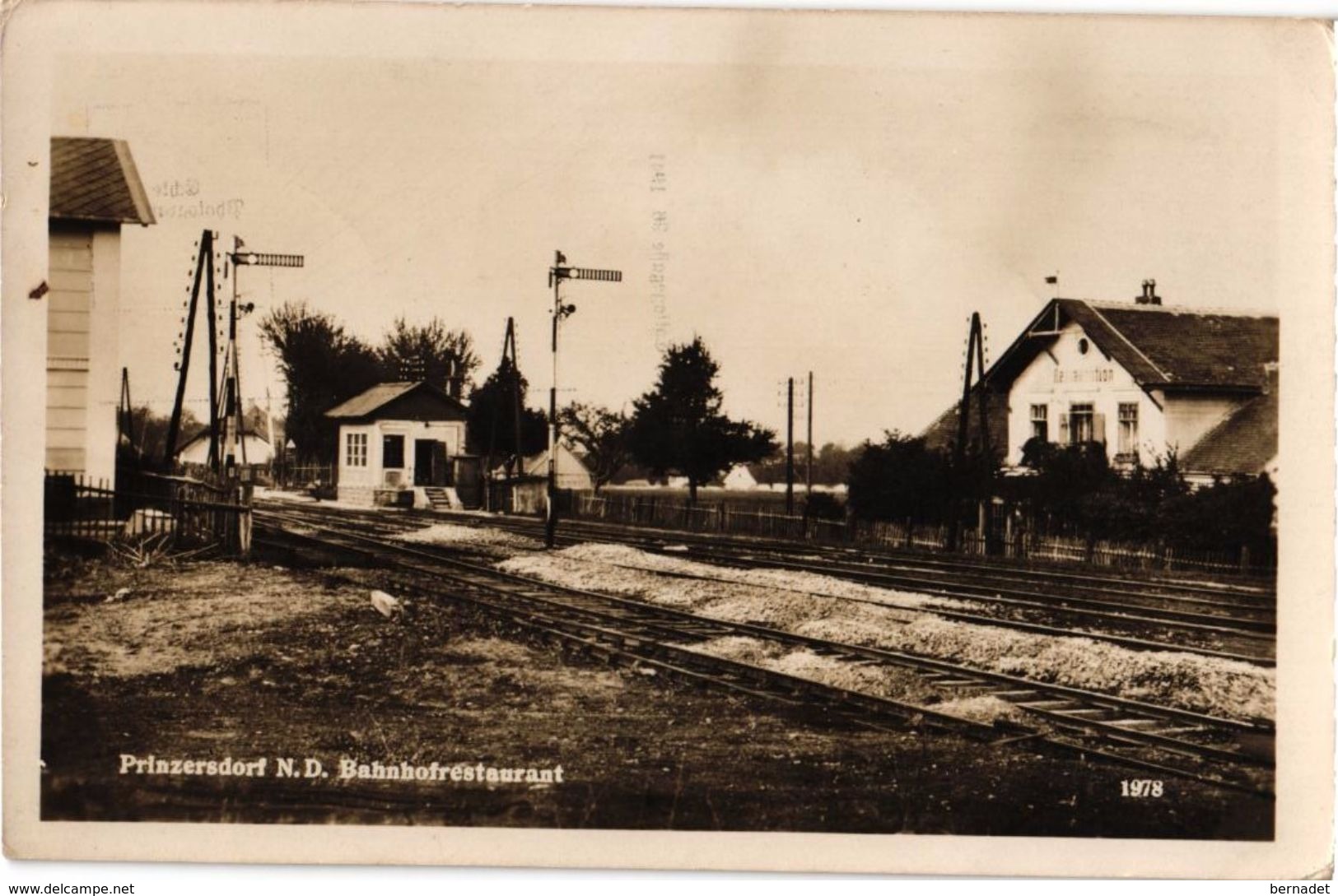 PRINZERSDORF N. D. BAHNHOF RESTAURANT .. CHEMIN DE FER - Autres & Non Classés