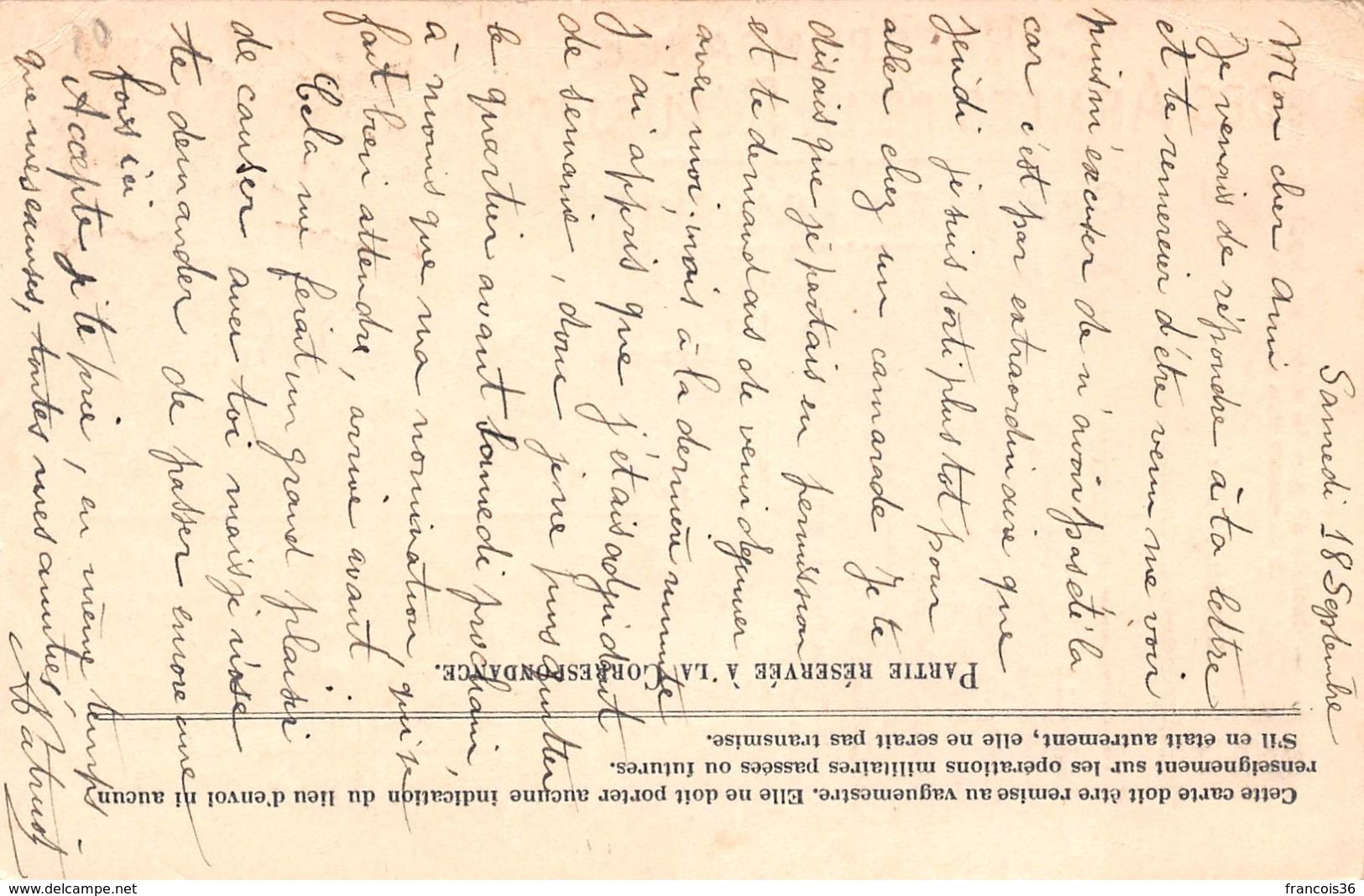 Lot de 83 CPA en franchise - Correspondance des Armées de la République - témoignages de guerre 1914 1918