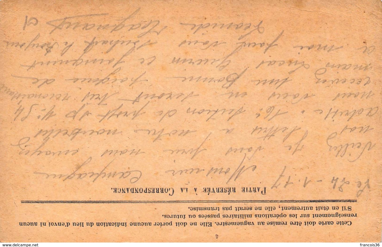 Lot de 83 CPA en franchise - Correspondance des Armées de la République - témoignages de guerre 1914 1918