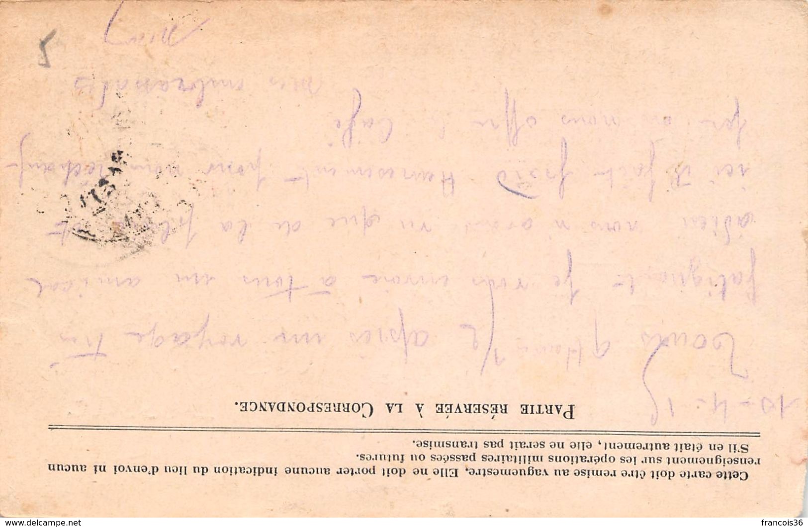 Lot de 83 CPA en franchise - Correspondance des Armées de la République - témoignages de guerre 1914 1918