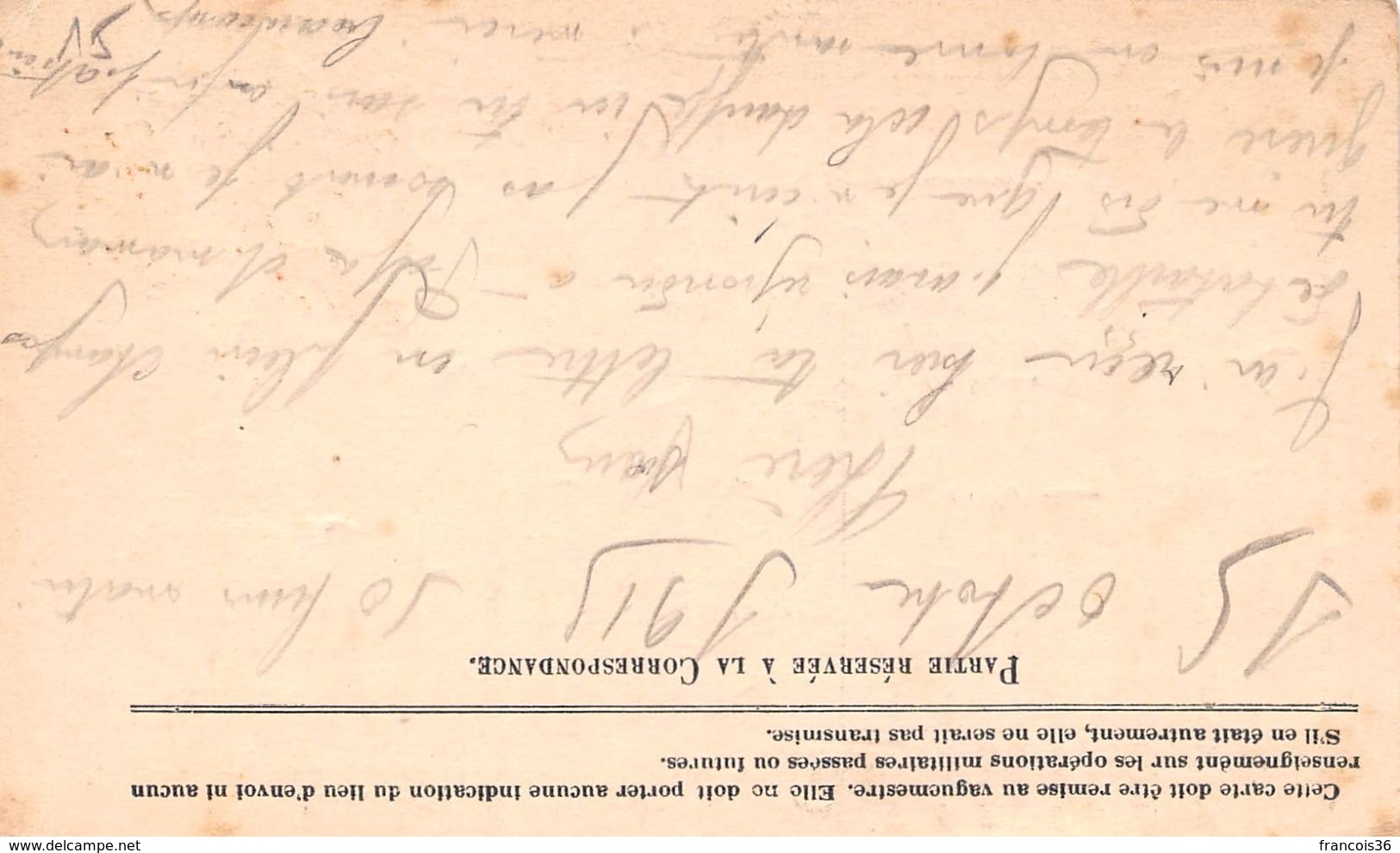 Lot de 83 CPA en franchise - Correspondance des Armées de la République - témoignages de guerre 1914 1918