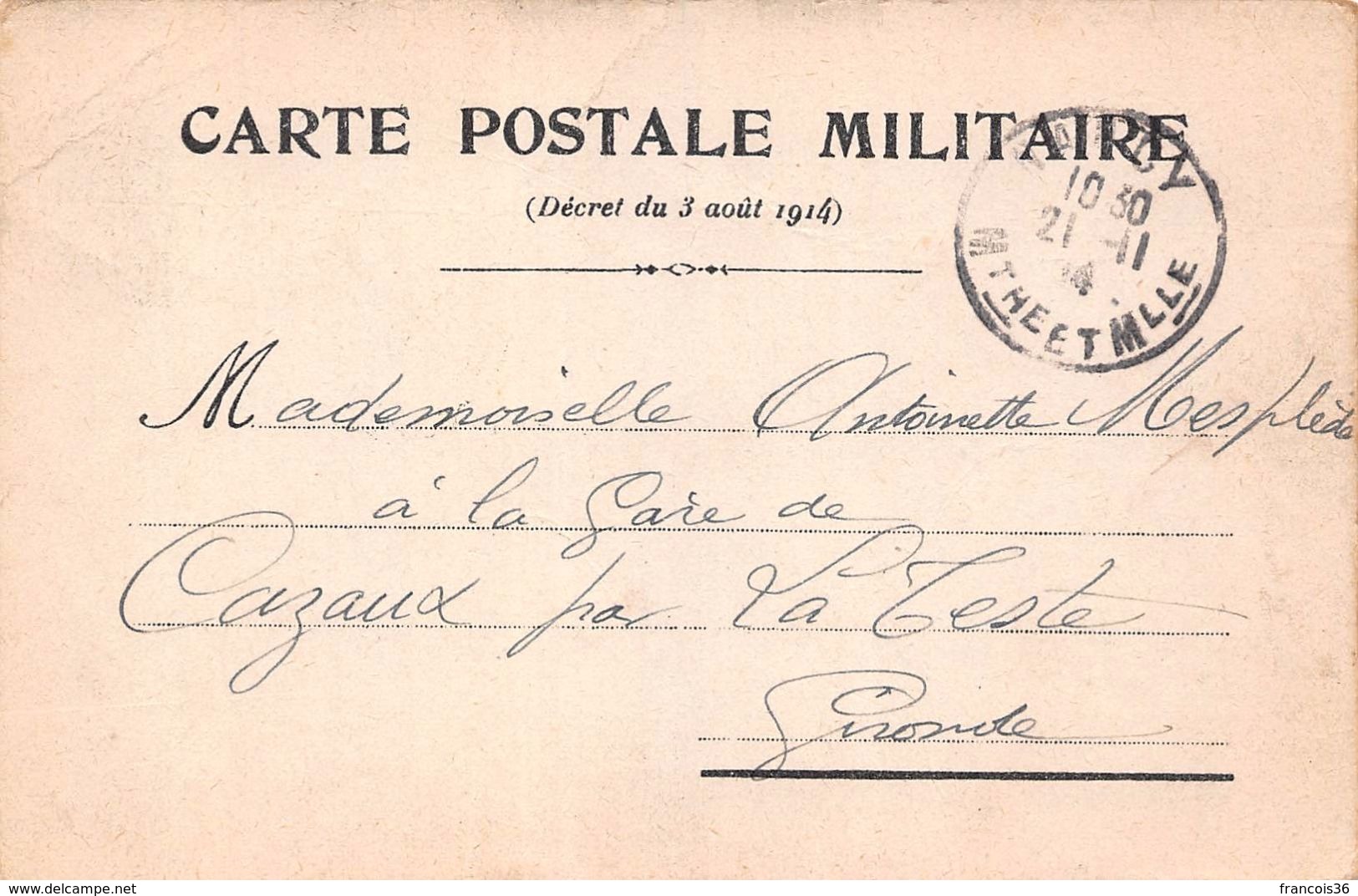 Lot de 83 CPA en franchise - Correspondance des Armées de la République - témoignages de guerre 1914 1918