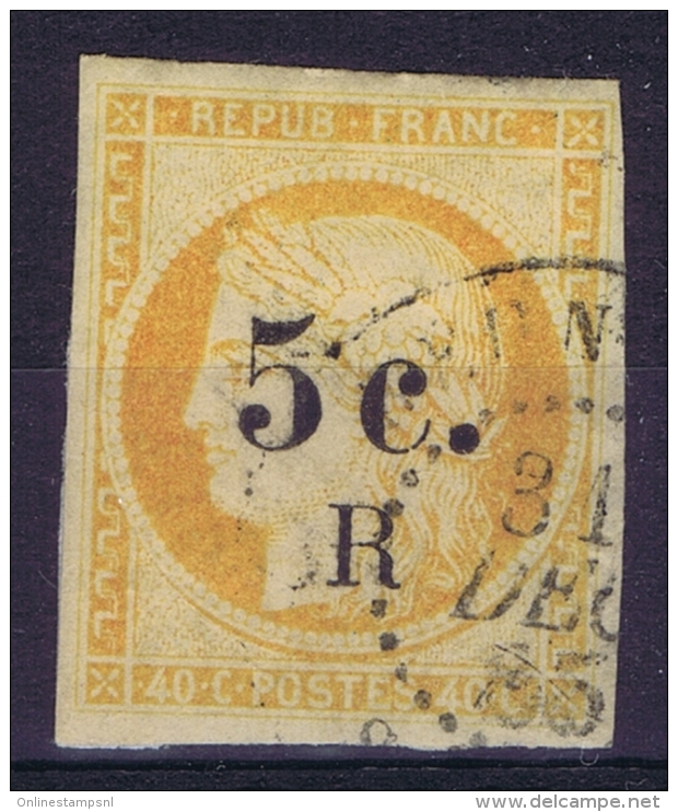 Reunion:  Yv Nr 6 Obl./Gestempelt/used  1885 - Gebraucht