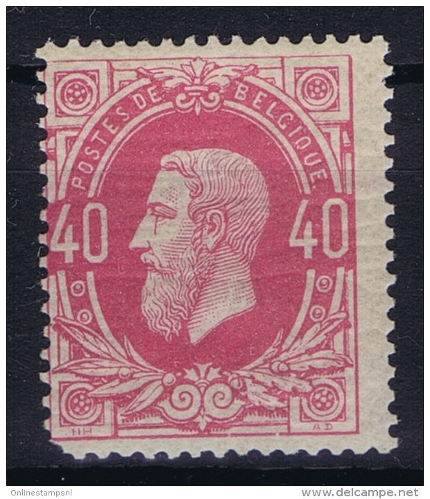 Belgium: OBP 34 MNH/** Neuf Sans Charnière  Postfrisch Certificate Soeteman Is Missing Left Lower Perfo - 1869-1883 Leopold II