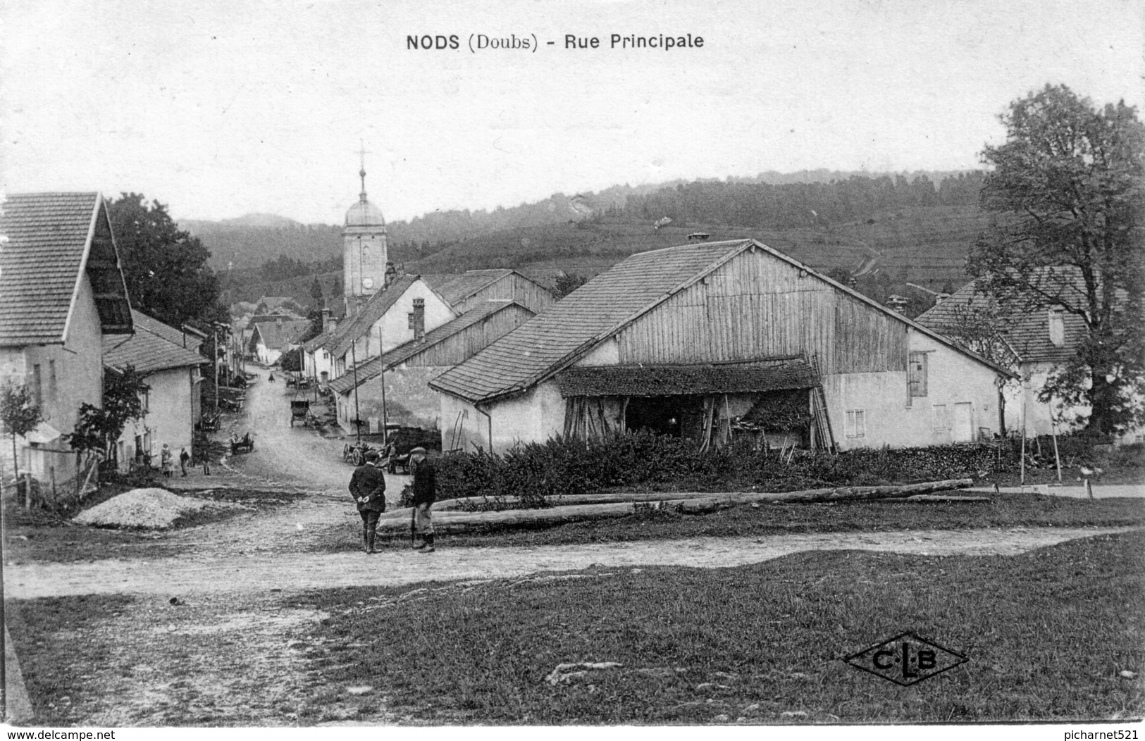 CPA De NODS (Doubs) - Rue Principale. Edition CLB. Non Circulée. TB état. - Altri & Non Classificati