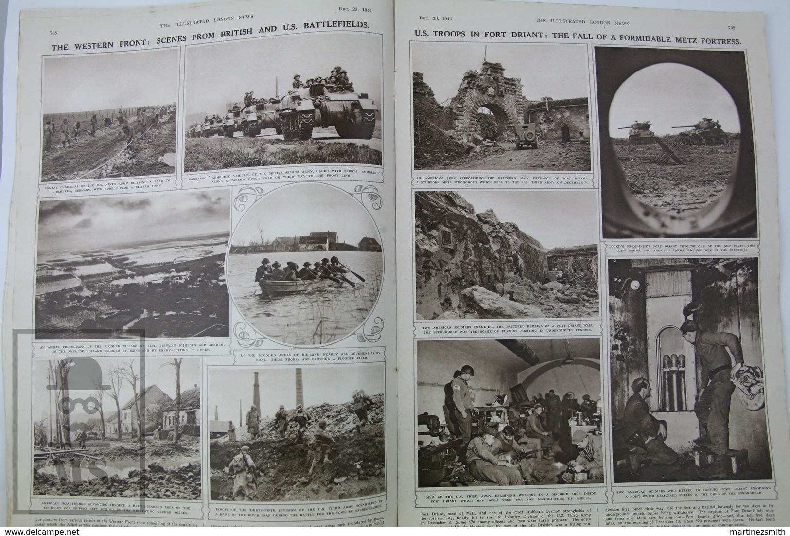 WWII The Illustrated London News, December 23, 1944, Athens: Alexander's Arrival - Partisan Prisoners - Histoire