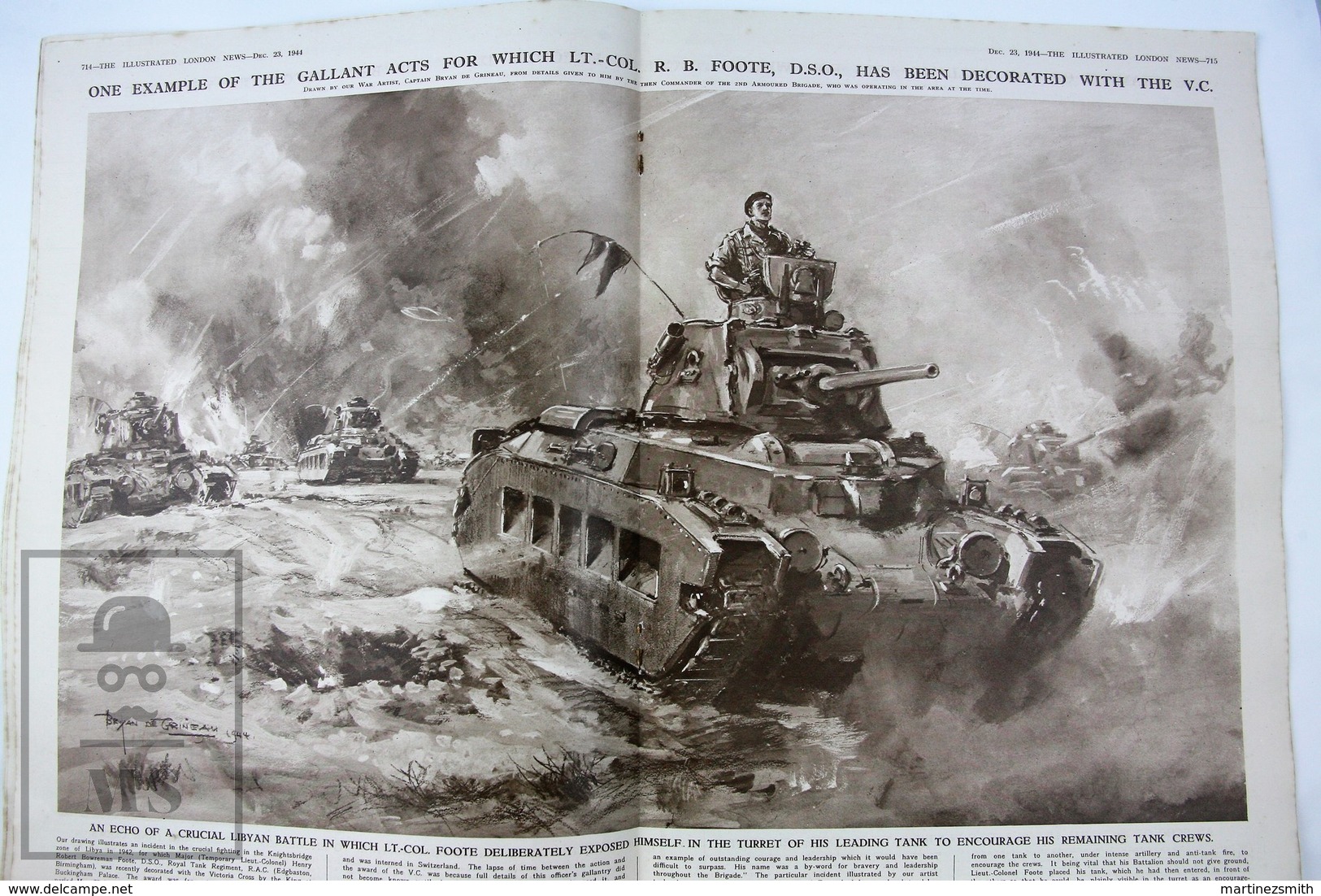 WWII The Illustrated London News, December 23, 1944, Athens: Alexander's Arrival - Partisan Prisoners - History