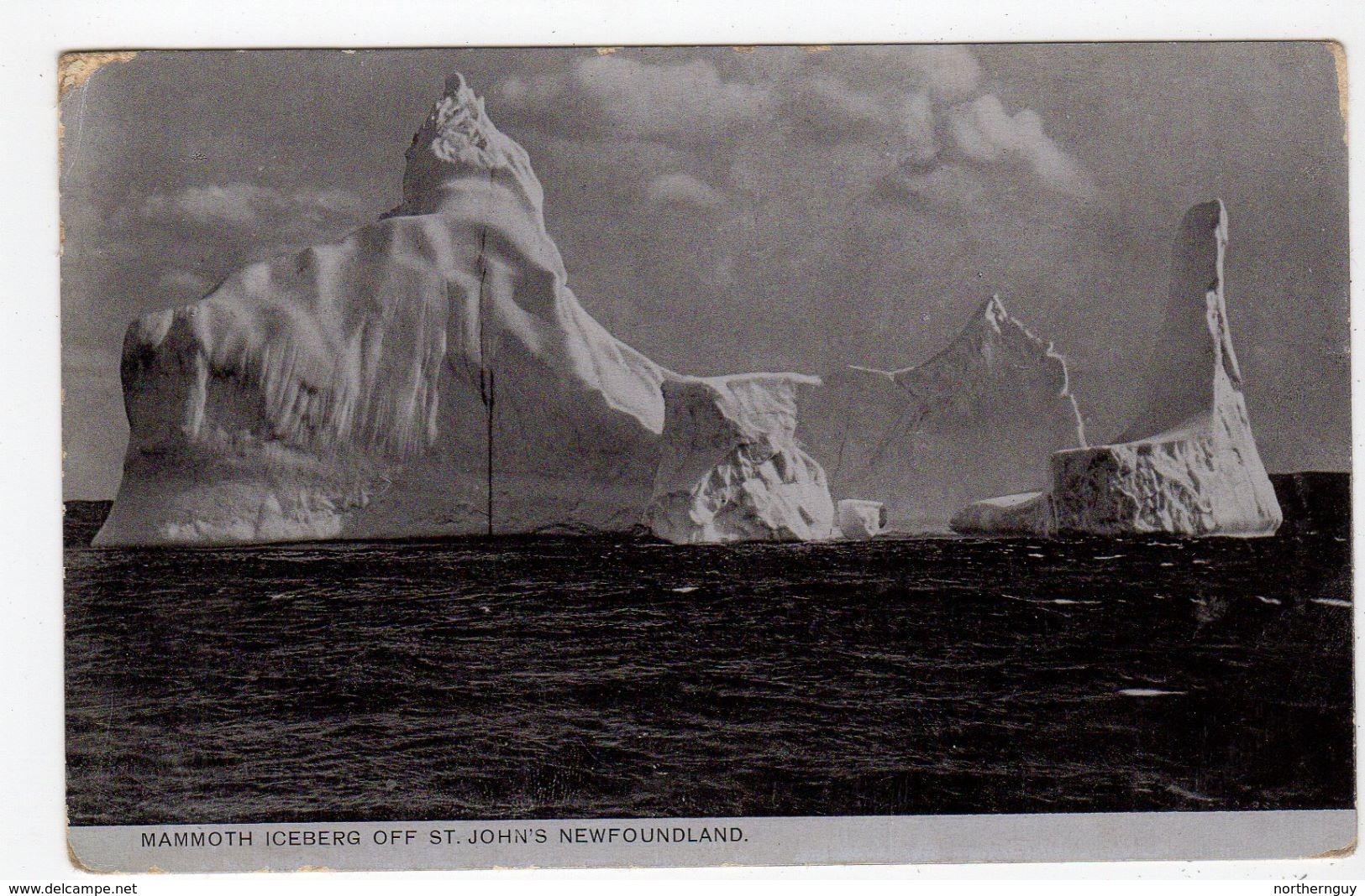 ST. JOHN'S, Newfoundland, Canada, Mammoth Iceburg, Pre-1920 Garland Postcard - St. John's