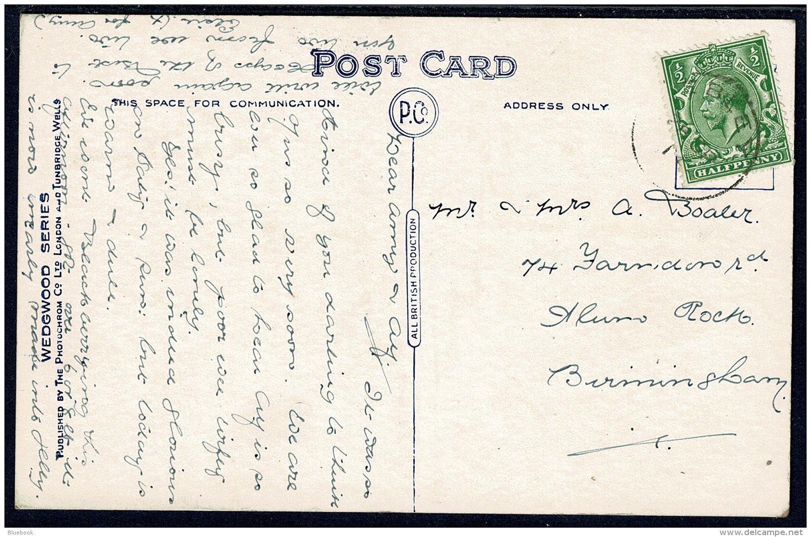 RB 1182 - 1914 Postcard - Chalford Valley Near Stroud Gloucestershire - Other & Unclassified