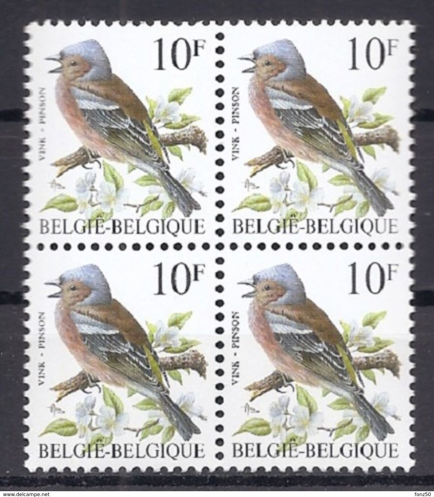 BELGIE * Buzin * Nr 2351 * Postfris Xx * WIT  PAPIER - GROENE GOM - 1985-.. Vögel (Buzin)