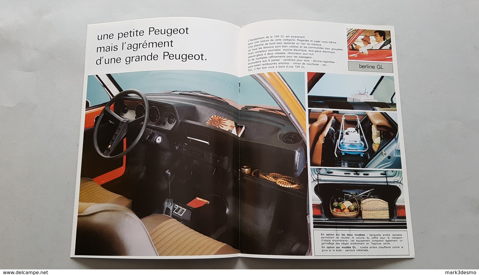 Peugeot 104 1976 Brochure Originale Auto - Auto