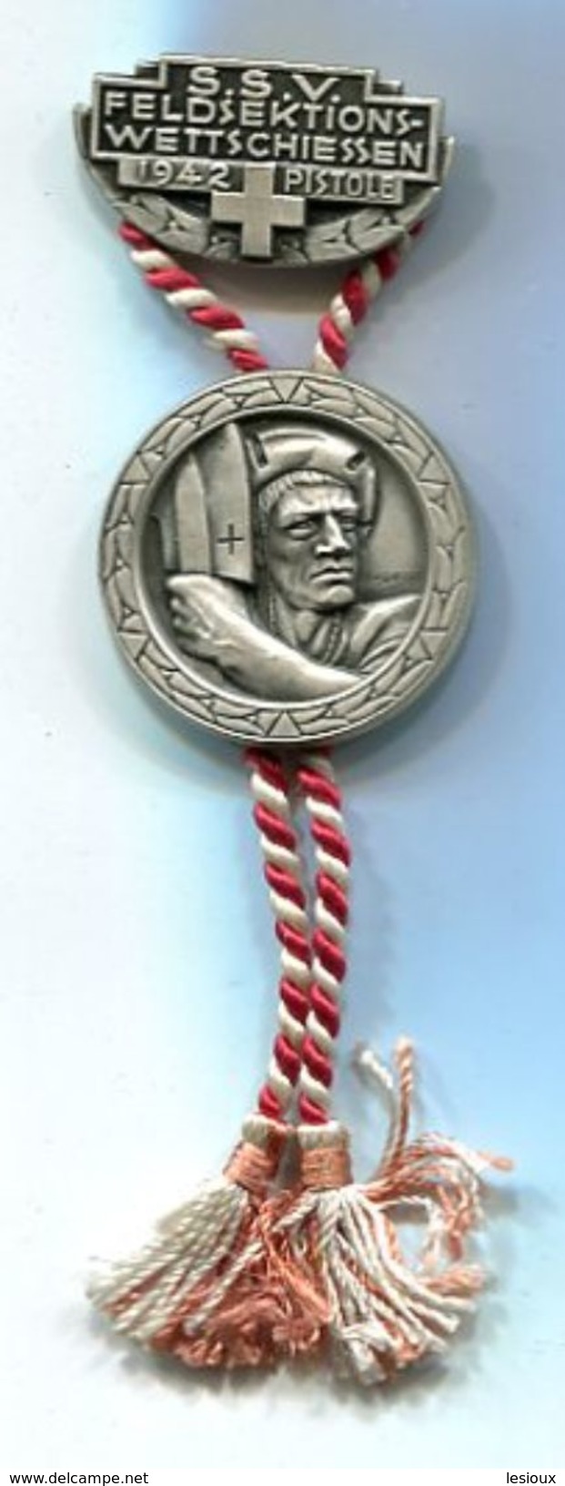 M10 MEDAILLE DE TIR SUISSE 1942 SHOOTING MEDALS SWITZERLAND - Autres & Non Classés