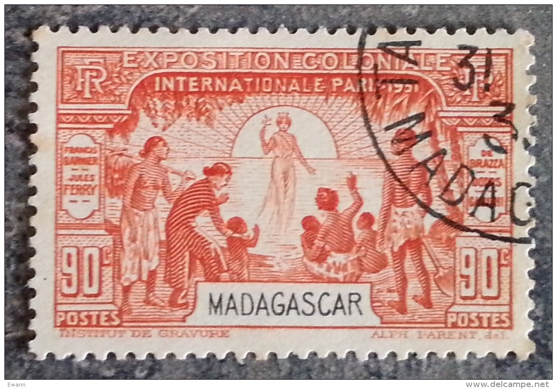 MADAGASCAR - Colonie Française - YT N°181 - Oblitéré - 1931 - Oblitérés