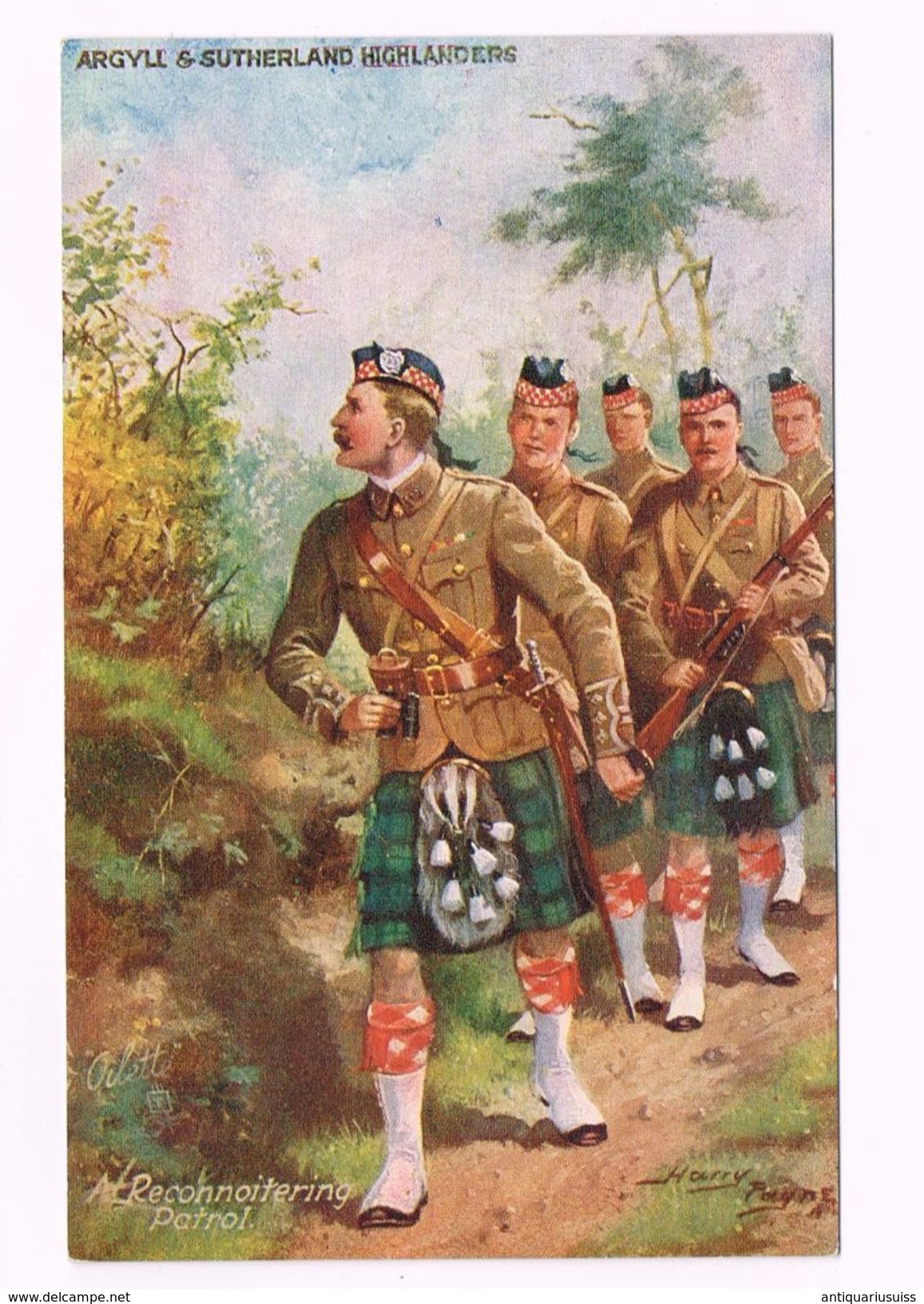 THE ARGYLL AND SUTHERLAND HIGHLANDERS - United Kingdom - Scottish Soldiers - Costumes