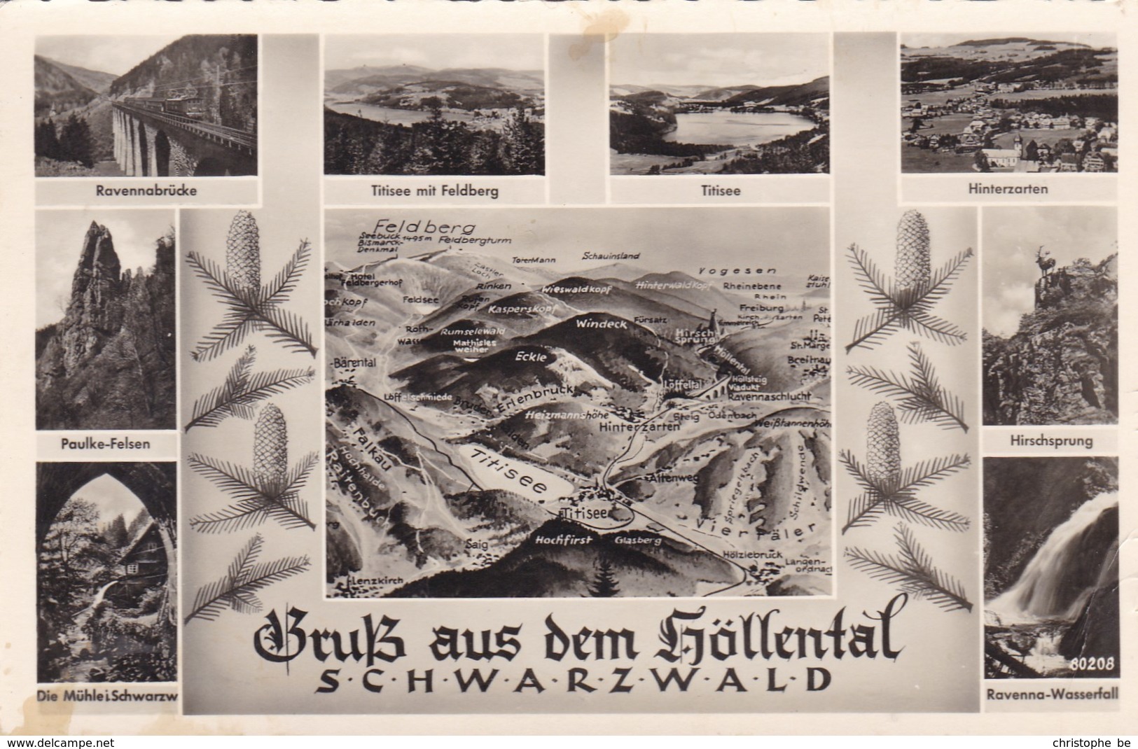 AK Gruss Aus Dem Höllental, Schwarzwald (pk40646) - Höllental