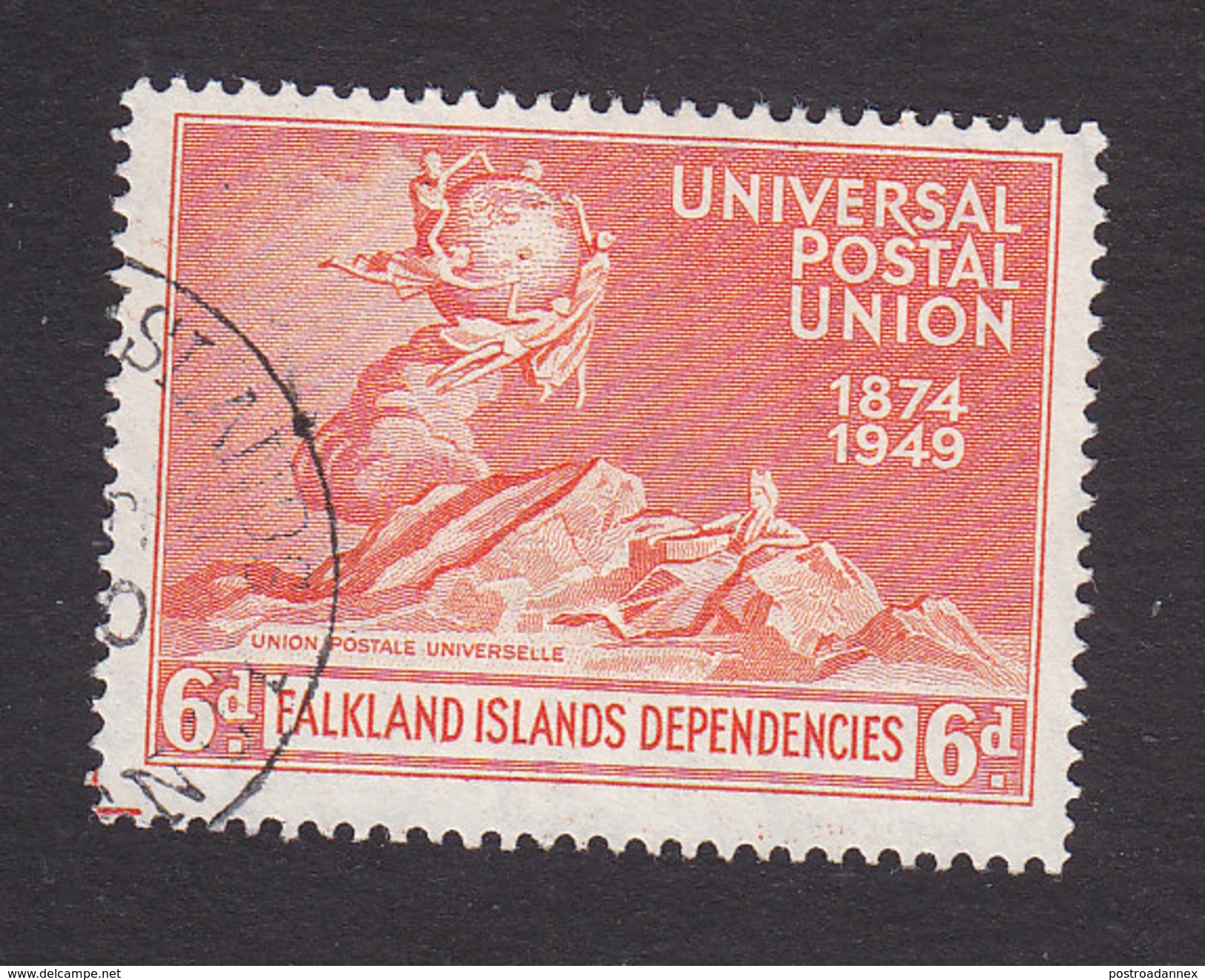 Falkland Islands Dependencies, Scott #1L17, Used, UPU, Issued 1949 - Falkland