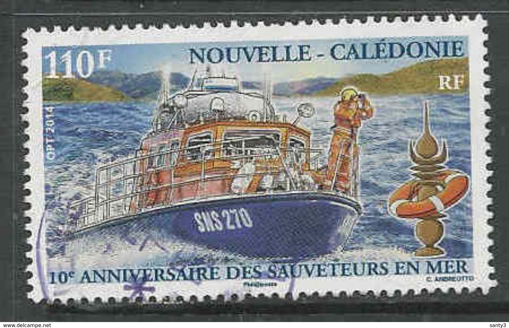 Nieuw-Caledonie, Yv 1222 Jaar 2014,   Gestempeld, Zie Scan - Oblitérés