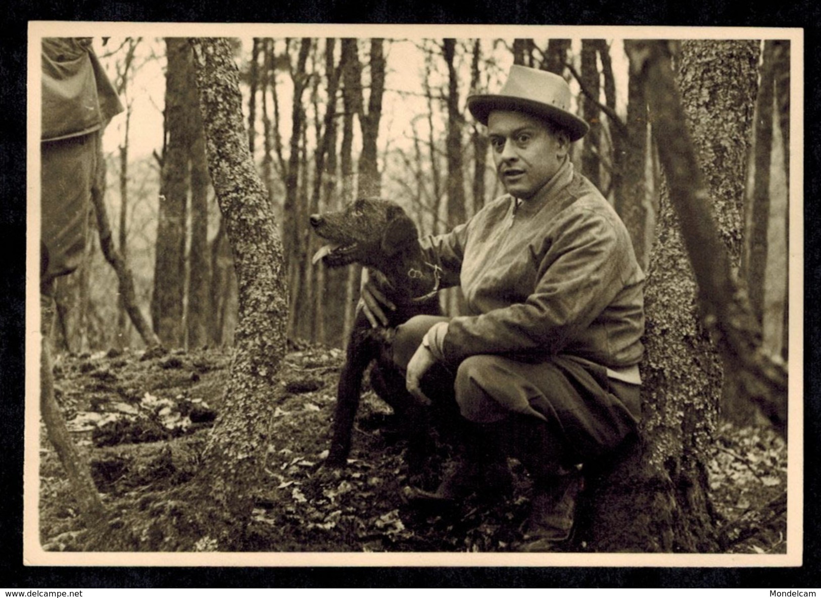 Photo 10 X 7 - Chasse - Chasseur Avec Son Chien En 1949 --- Del173 - Sports