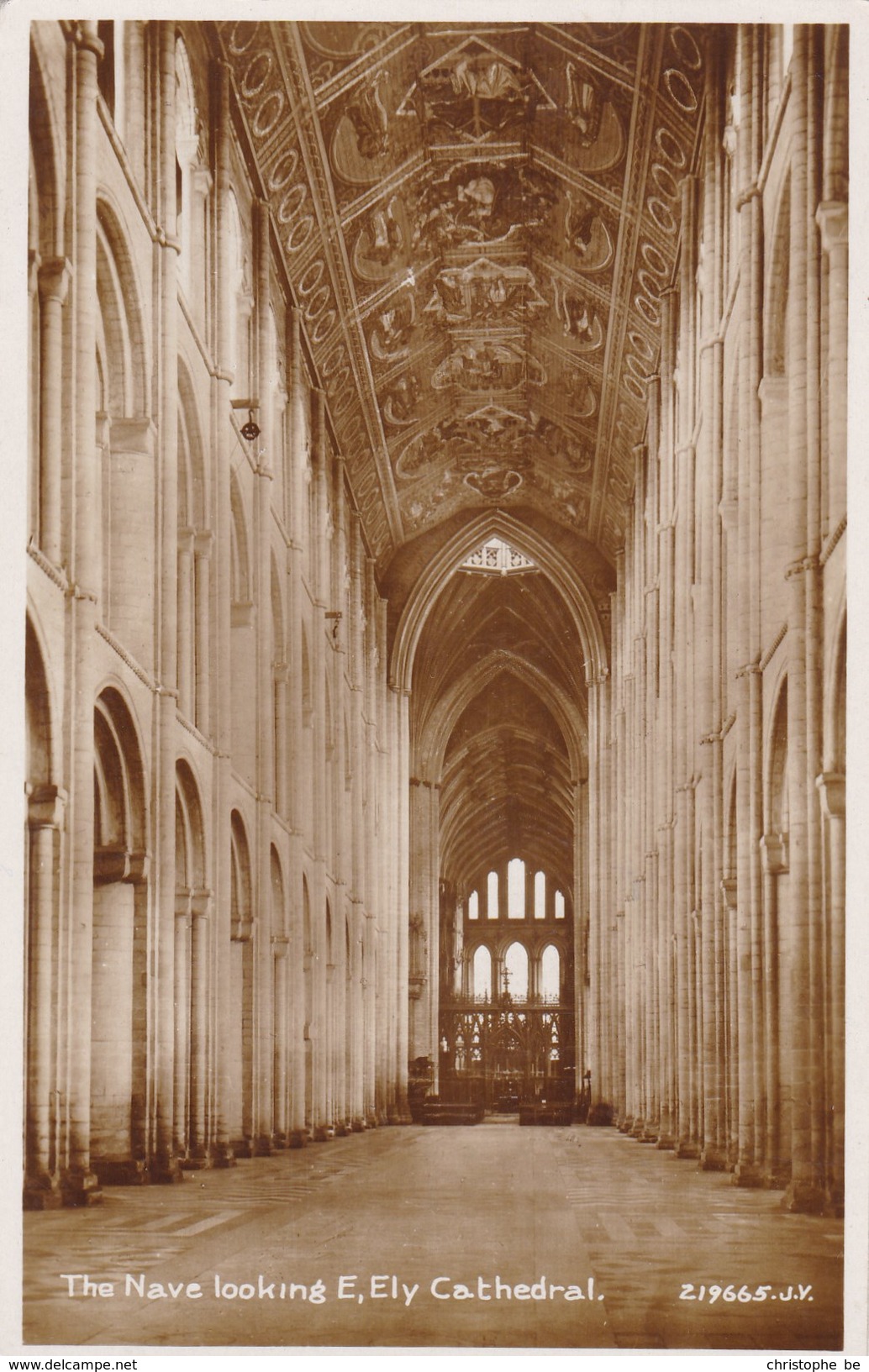 The Nave Looking E Ely Cathédral (pk40674) - Ely