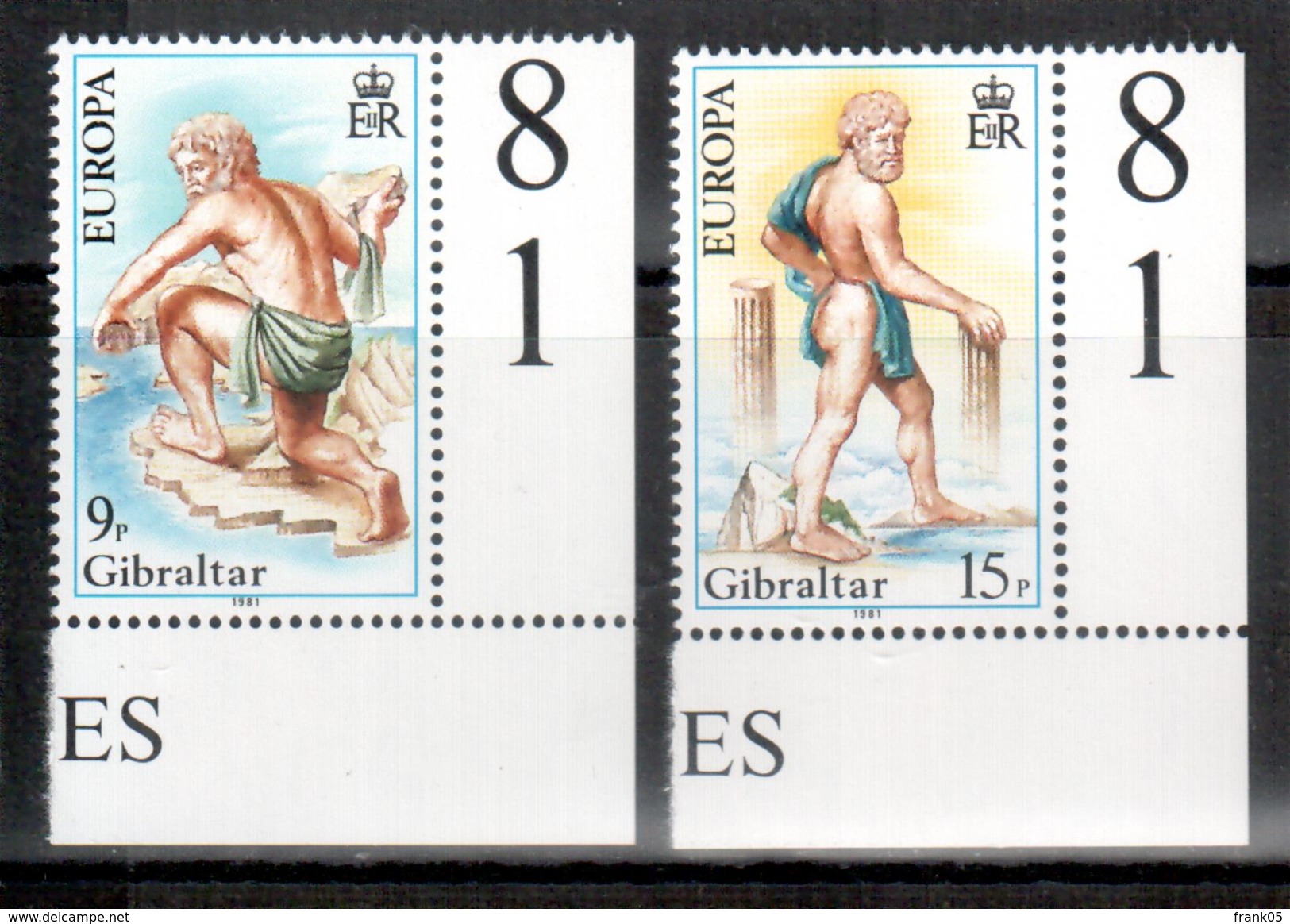Gibraltar 1981 Satz/set EUROPA ** - 1981