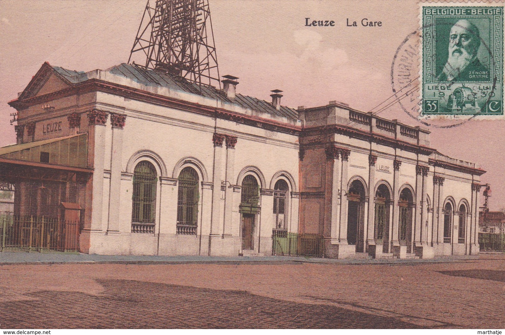 Leuze - La Gare - 1930 - BELLE CARTE !! - Leuze-en-Hainaut
