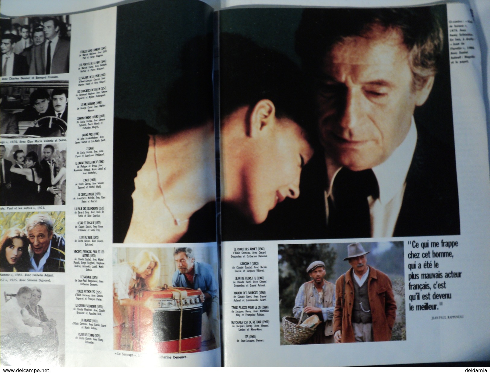 VSD N°741 DU 14 NOVEMBRE 1991. YVES MONTAND FRANCOIS SIEGEL / AZNAVOUR /