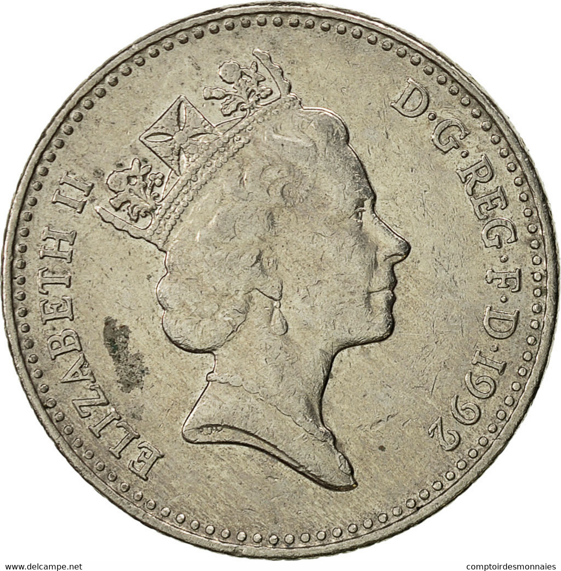 Monnaie, Grande-Bretagne, Elizabeth II, 10 Pence, 1992, TTB, Copper-nickel - 10 Pence & 10 New Pence