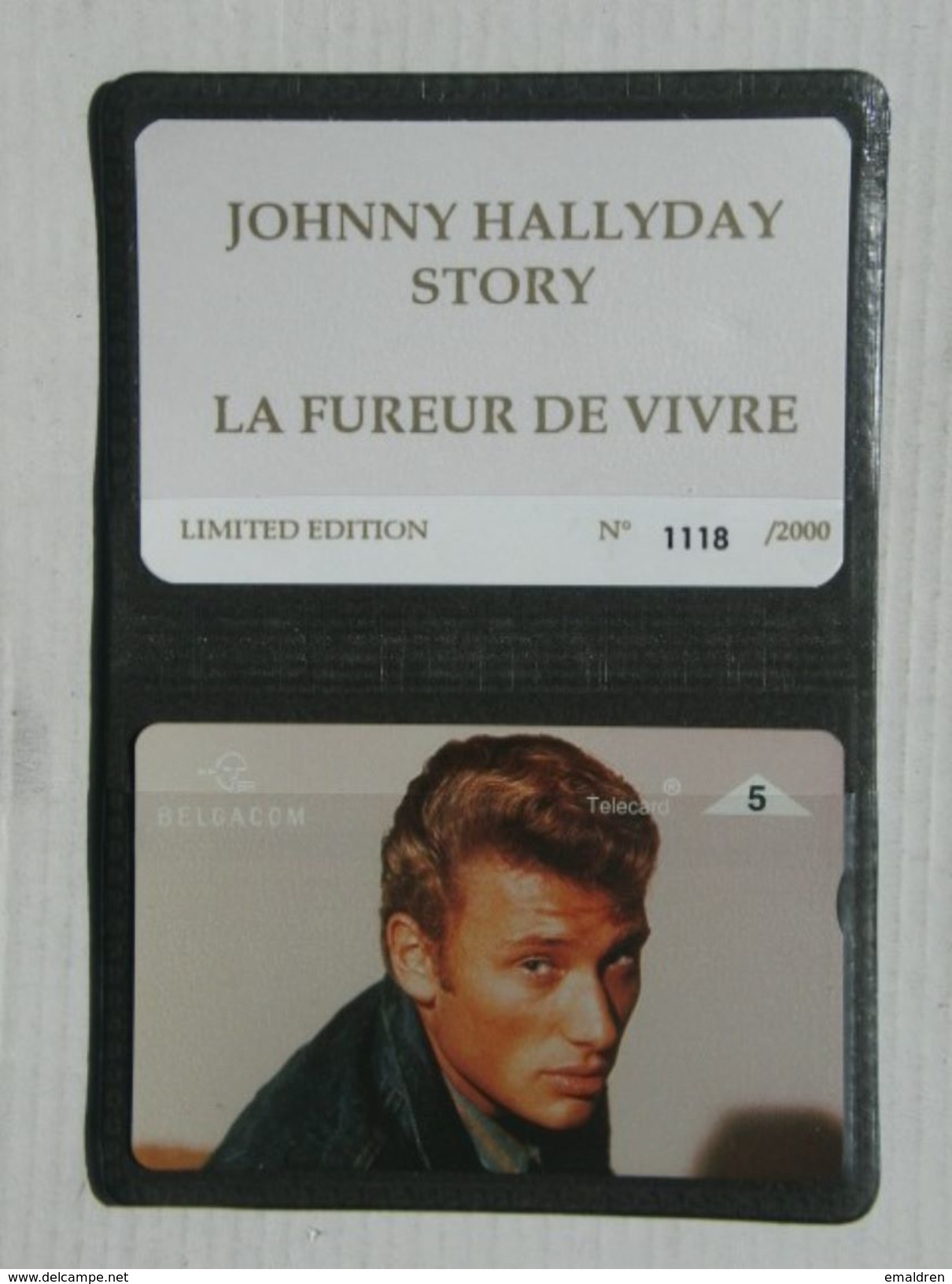 Johnny Halliday. P329. In Folder. Avec Encart. 2000ex. - Sans Puce