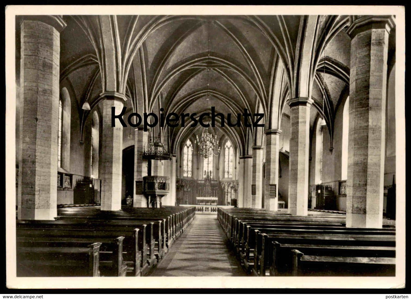 ALTE POSTKARTE EMSDETTEN ST. PANKRATIUS KIRCHE INNENANSICHT Church église Ansichtskarte Cpa Postcard AK - Emsdetten