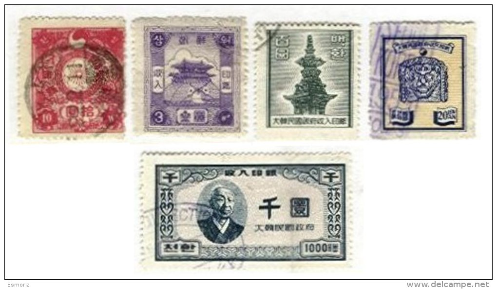 KOREA, Revenues, */o M/U, F/VF - Korea (...-1945)