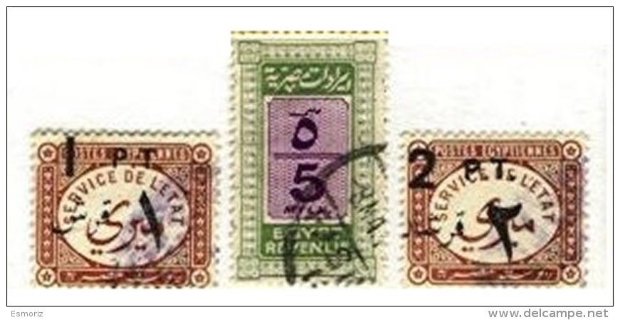 EGYPT, Revenues, Used, F/VF - 1866-1914 Khédivat D'Égypte