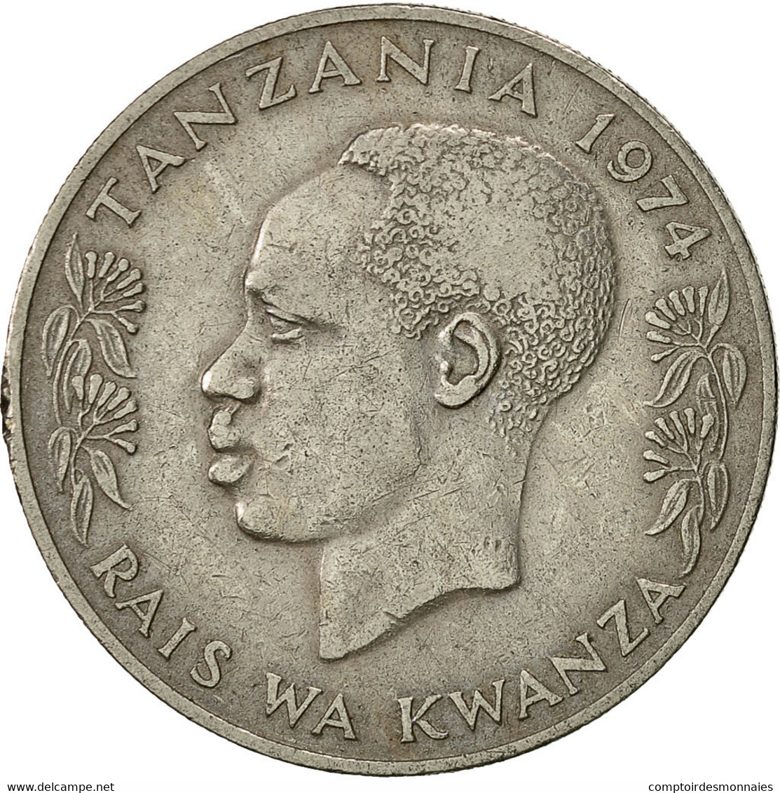 Monnaie, Tanzania, Shilingi, 1974, TTB, Copper-nickel, KM:4 - Tanzanie