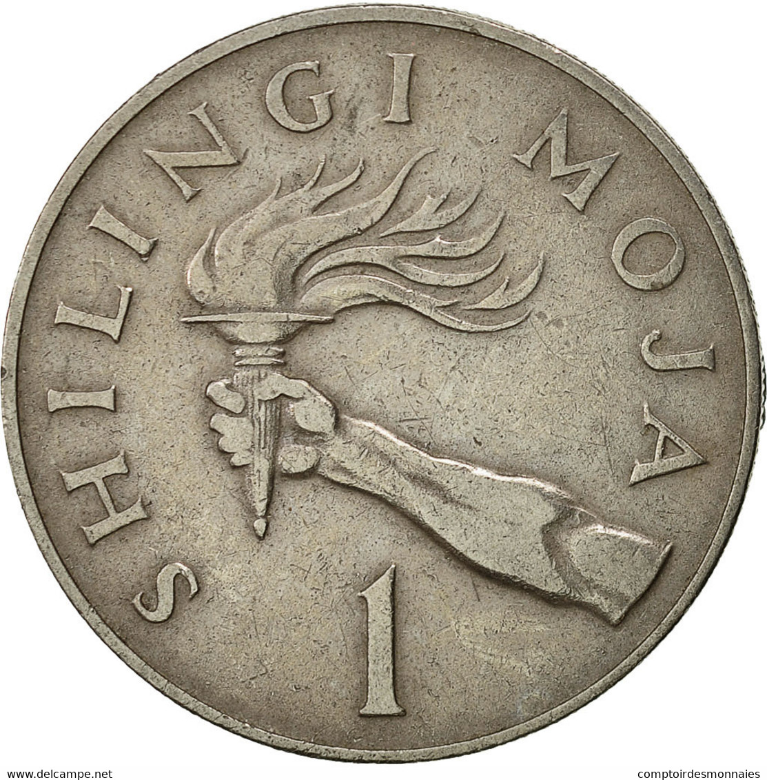 Monnaie, Tanzania, Shilingi, 1974, TTB, Copper-nickel, KM:4 - Tanzanie