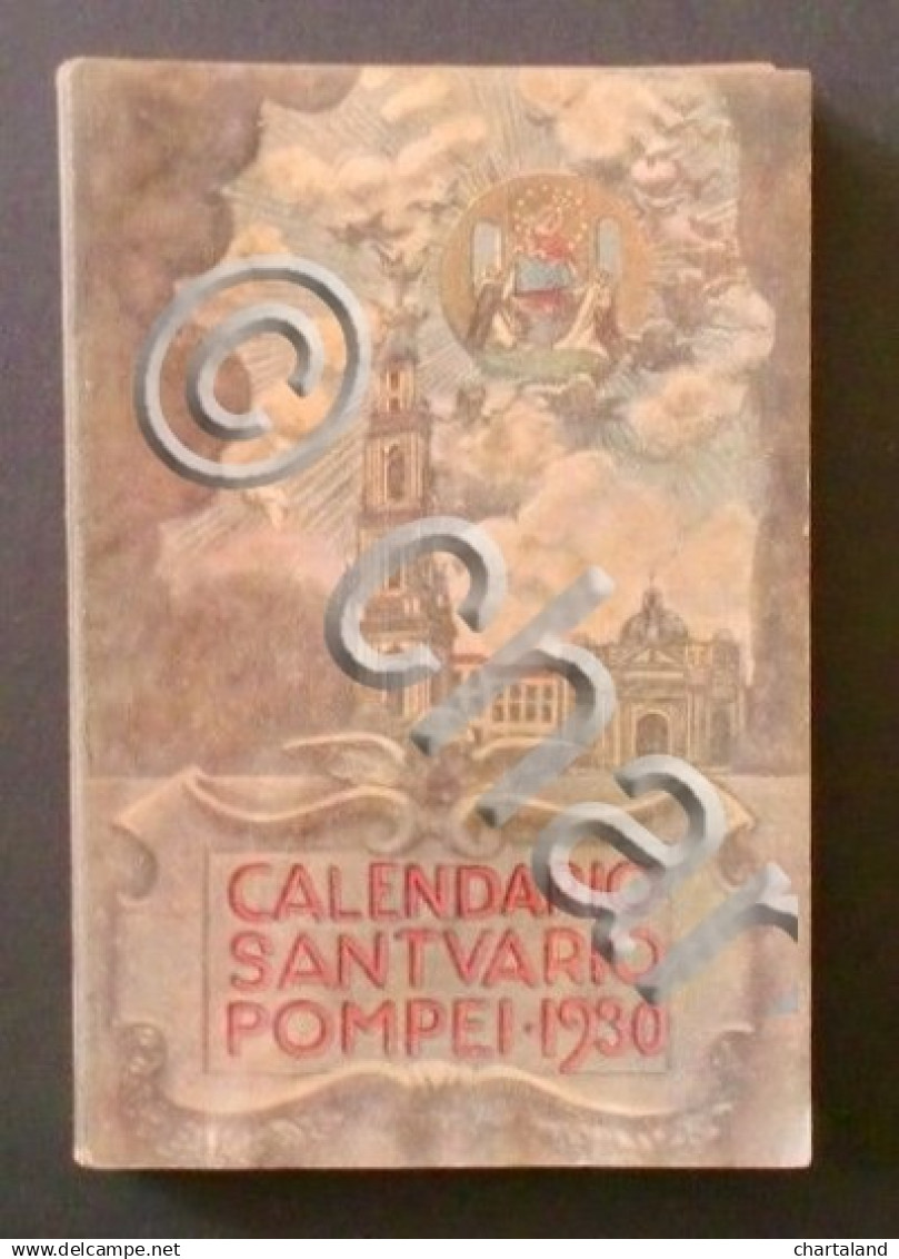 Religione - Santuario Di Pompei - Calendario 1930 - Zonder Classificatie