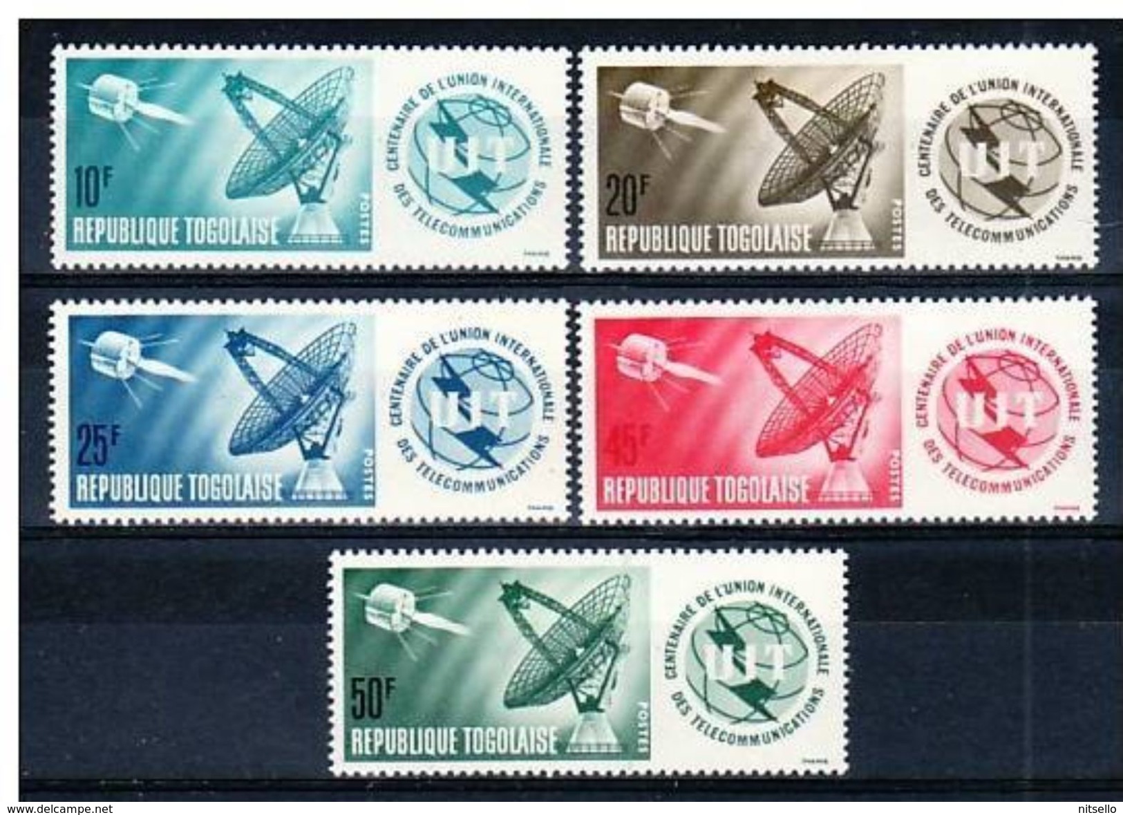 LOTE 1720  /// (C045)  TOGO - 444/448* MH  //  CATALOG./COTE: 4,25€    ¡¡¡¡¡¡ LIQUIDATION !!!!!! - Togo (1960-...)