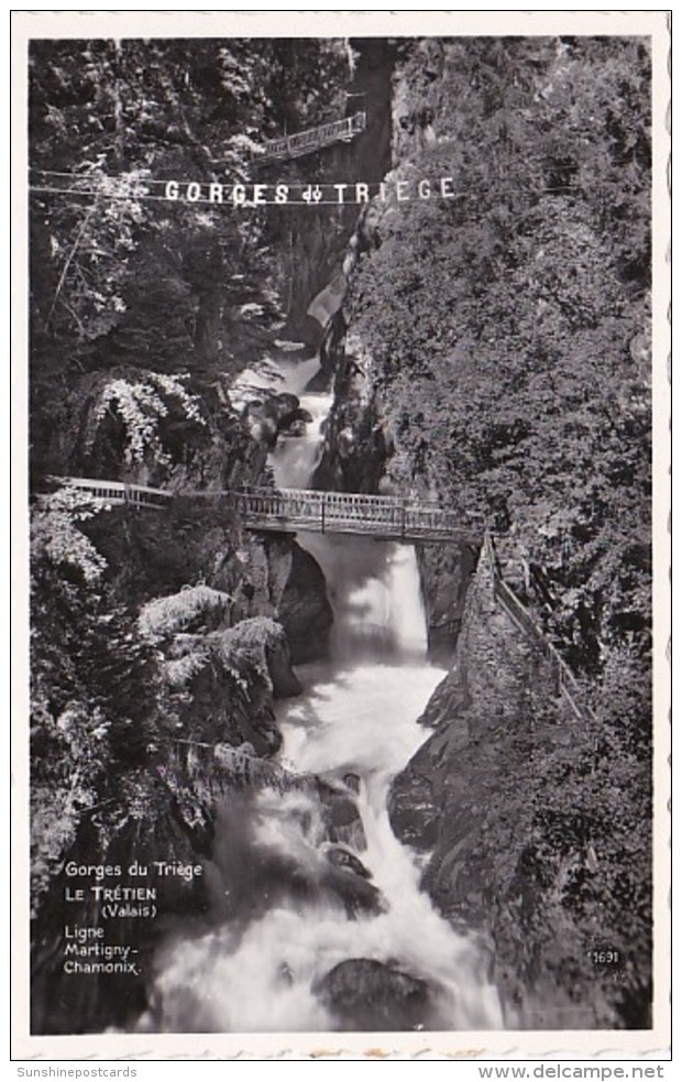 Switzerland Gorges Du Triege Le Tretien Photo - Andere & Zonder Classificatie