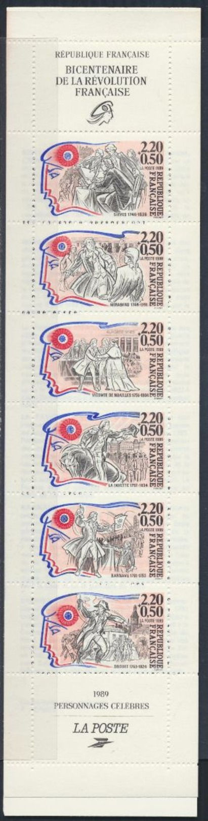 °°° FRANCE - BICENTENAIRE DE LA REVOLUTION FRANCAISE - 1989 MNH °°° - Nuovi