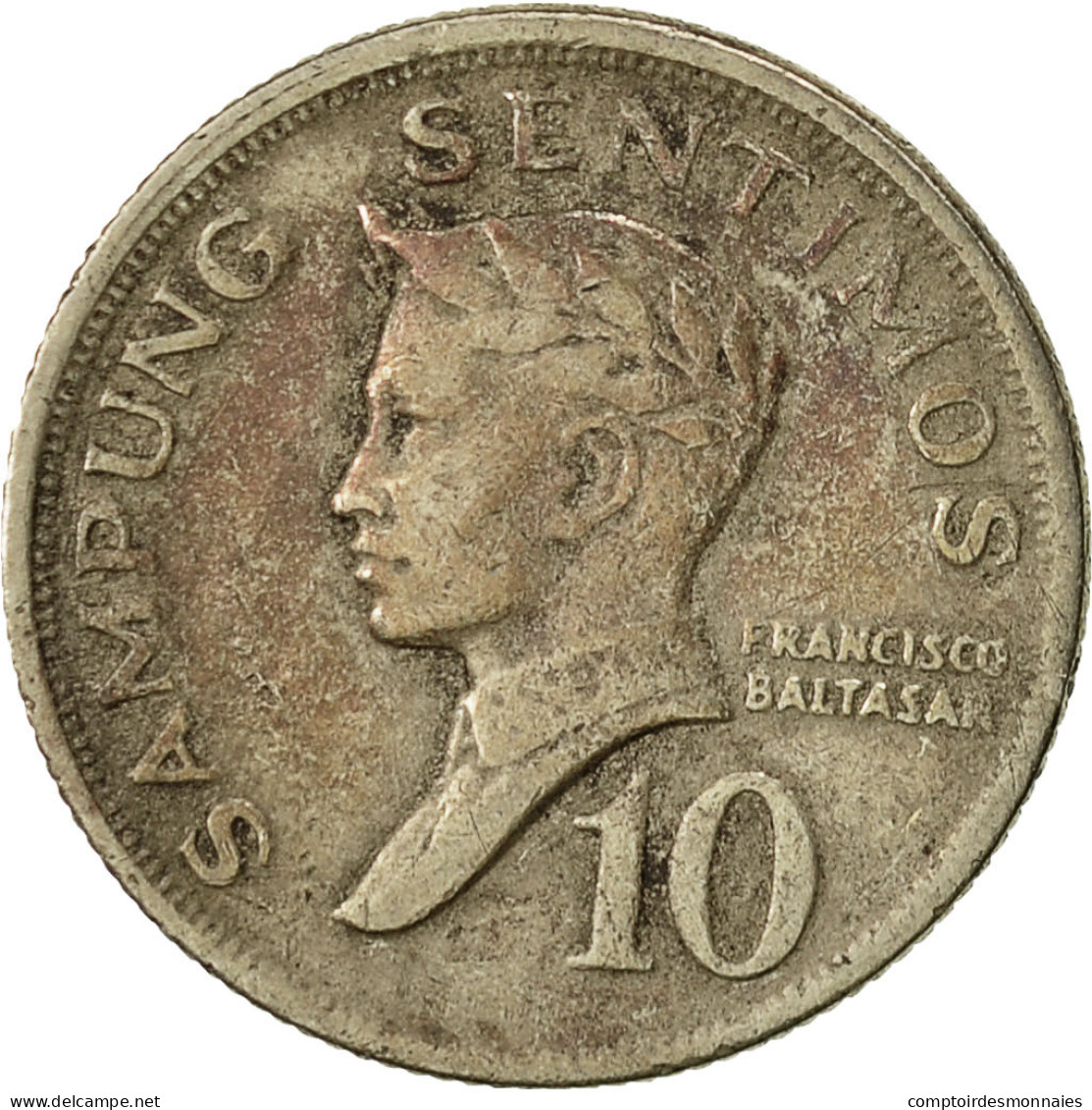 Monnaie, Philippines, 10 Sentimos, 1972, TB+, Copper-nickel, KM:198 - Philippines
