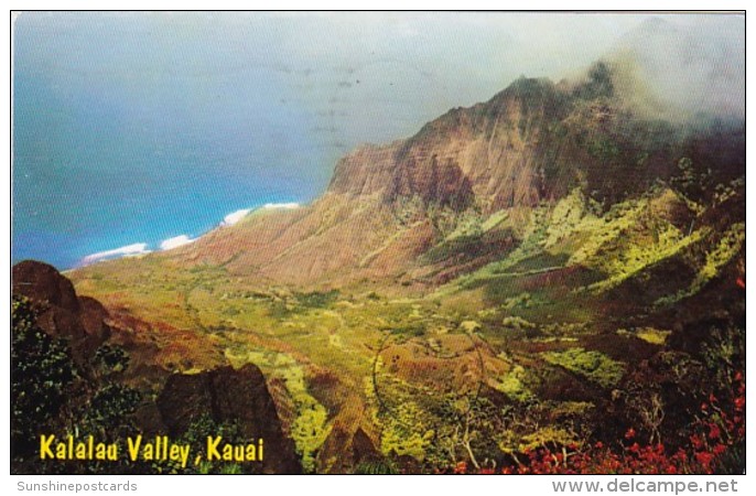 Hawaii Kauai Kalalau Valley 1968 - Kauai